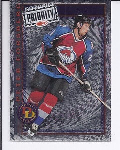 1997-98 (AVALANCHE) Donruss Priority Direct Deposit #10 Peter Forsberg