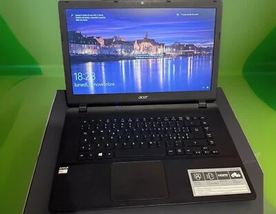 Acer Aspire ES1-521-24HY AMD E 6 GB DDR3L-SDRAM 500 GB HDD Windows 10 pro Nero - Immagine 1 di 4