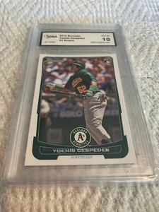 YOENIS CESPEDES A'S 2012 BOWMAN #4 ROOKIE RC GRADO 10 L@@@K - Foto 1 di 2