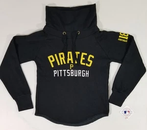 MLB Soft As A Grape PITTSBURGH PIRATES Pullover Cowl Neck Sweatshirt Women S NWT - Picture 1 of 9