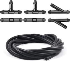 Windshield Washer Hose Kit, 3 Meter Washer Fluid Hose with 6 Pcs Hose Connectors - Picture 1 of 7