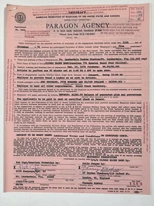Climax Blues Band Concert Contract 1976 Fort Lauderdale FL - Picture 1 of 1