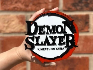 Insegna Logo Demon Slayer - Foto 1 di 2