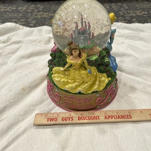 Raro Auténtico Disney Retirado Siempre Una Princesa Grande Globo de Nieve Música De Colección - Imagen 1 de 5