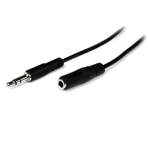 StarTech.com 2m Slim 3.5mm Stereo Extension Audio Cable - M/F 3.5mm Male 3.5mm F - Picture 1 of 1