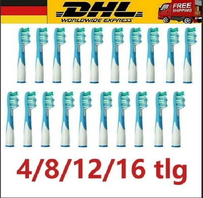 MARKENLOS 4-16 Stück Aufsteckbürsten passend für Oral B Sonic Complete Ersatzzahnbürsten