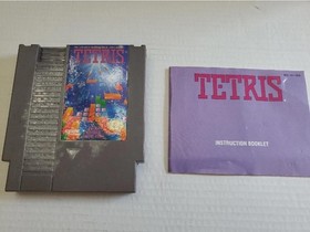 Vintage Tetris Nintendo NES Game Cartridge Japan w/ Manual Classic Puzzle Video