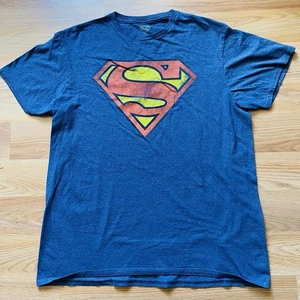 Camiseta vintage look DC Superman Logo para hombre talla XL - Imagen 1 de 2