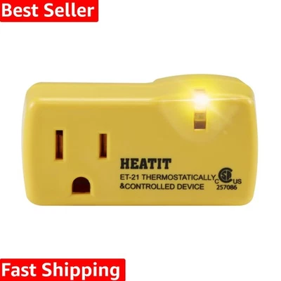 Versátil toma de temperatura controlada ET-21 para calentadores y más - Aprobada Foto 1 de 4