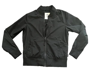 Hollister California Epic Flex Windbreaker Jacket Size S Black Long Sleeve - Picture 1 of 11