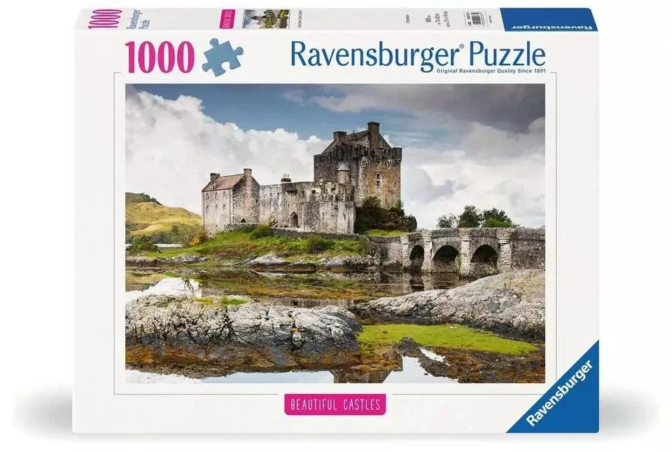 4005555013372 Puzzle 1000 Zamek Szkocja Ravensburger Foto 1 de 1