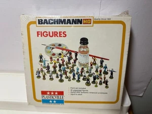 Vintage Sealed Bachmann Plasticville 2809 HO 1/87 Scale People Figures - Picture 1 of 2