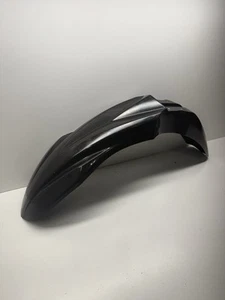 1999-200 Kawaski KX250 Front Fender Splash Shield Mud Body Plastic Black Newer - Picture 1 of 11