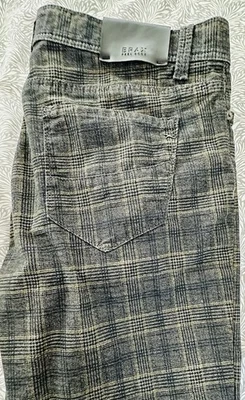 Pantalones informales Brax Cádiz para hombre calce recto ultraligeros tartán a cuadros, talla 35x29 Foto 1 de 4