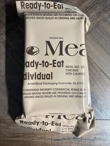Meal Ready To Eat Individual MRE MENU NO. 23 Chicken with Cavatelli - Picture 1 of 2