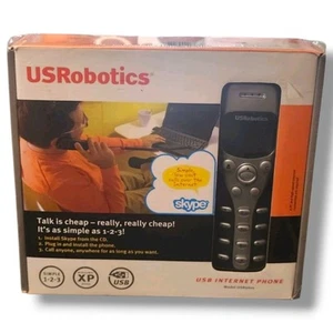 USRobotics USB Internet Telefon USR9601 Neu Versiegelt Vintage XP 2000 Skype Neu in OVP - Bild 1 von 7