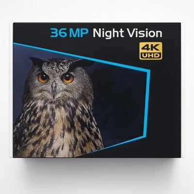 36MP 4K UHD Night Vision Binoculars with Large Screen Style Tactical - Image 1 of 4