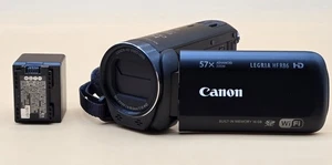 Canon Legria HF R86 16GB HDD Digital Camcorder Black. No Charger - Picture 1 of 11