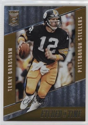 2016 Donruss Elite Etched in Time Orange /25 Terry Bradshaw #ET-TE HOF - Image 1 of 2