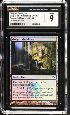 GOLGARI GUILDGATE Dragon's Maze Foil CGC 9 MTG [Nostalgium] - Image 1 of 2