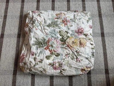 Sábana Ajustable Vintage Ralph Lauren Wentworth Floral Cottage Algodón Satén King Foto 1 de 4