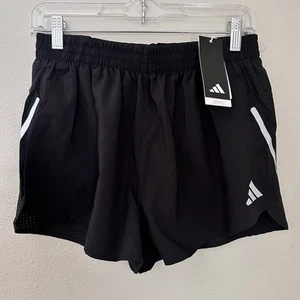 Adidas Fast Split Sho Shorts schwarz Herren klein Laufshorts neu mit Etikett - Bild 1 von 6
