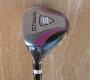 BRAND NEW LH LADIES PINK STRATA 5 HYBRID 26 LOFT WOMENS FLEX LEFT HANDED 5H PINK - Picture 1 of 6