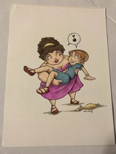 Katie Cook Original Comic Art Page Star Wars Sketch Card Artist 8.5 X 12 Signed