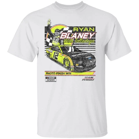Ryan Blaney tshirt - vintage look - Talladega win tshirt - NASCAR - SIZE LARGE Cover
