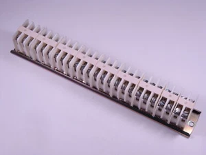 SWTC-25 Curtis Industries 25 Pos Channel Mounted Terminal Block 22AWG-8AWG 3/8" - Picture 1 of 7
