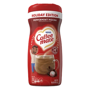 Crema de café en polvo Nestlé Coffee Mate menta moca, botella de 15 oz - Imagen 1 de 4