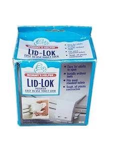 Toilet Lid Lock - Mommy's Helper Lid-Lok - Easy To Use Toilet Seat Lock - Picture 1 of 8