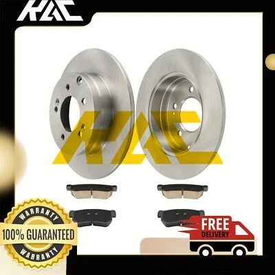 Rear Brake Rotors & Ceramic Brake Pads for Hyundai Sonata 2005-2008 - Image 1 of 4