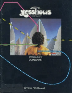 Libro de gira de programa de conciertos de gira YES 1977 DONOVAN - Imagen 1 de 1