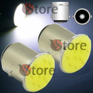 2 Led Luce Freno P21w Ba15s - S25 Cob Led Bianco 12v Retromarcia Stop 1156 - Imagen 1 de 4