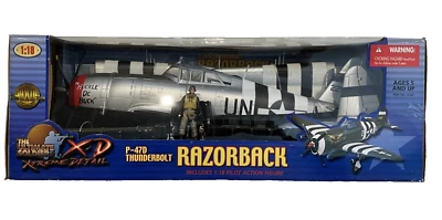The Ultimate Soldier 1:18 P-47 Thunderbolt NIB 2003 Named Huckle De Buck D-Day - Image 1 of 4