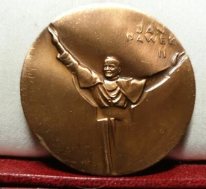 1979 Giovanni Paolo II 45mm medaglia Papa Urbi et Orbi - Foto 1 di 3