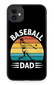 Funda de teléfono retro de goma con diseño de papá de béisbol jugador hombre años 50 60 DJ35 - Imagen 1 de 2