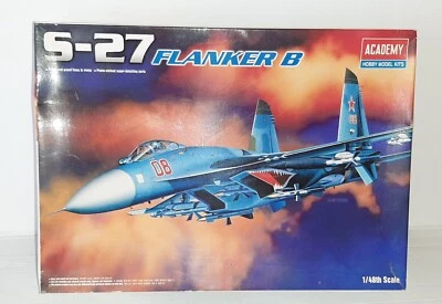 ACADEMY 1/48 KIT MONTAGGIO S-27 FLANKER B - Immagine 1 di 2