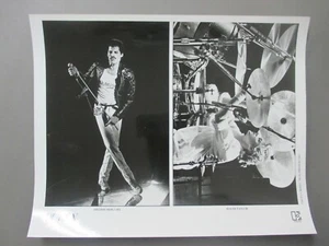 Queen black & white 8 X 10 glossy promo photo ORIGINAL Freddie & Roger ! - Picture 1 of 1