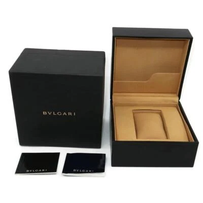 Bvlgari Watch Storage Display Box, 5 3/8" & 5 3/8" x 3 3/8" - Image 1 of 4