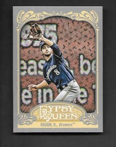 RYAN BRAUN 2012 TOPPS GYPSY QUEEN SP #80B MILWAUKEE BREWERS - Picture 1 of 1