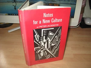 Peter Ackroyd Signed 1st Notes for a New Culture 1976 debut non fiction essays - Picture 1 of 6