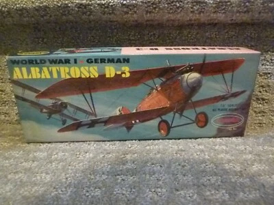 1956 Aurora Albatross D-3 German Aircraft Model Kit 104-100 Vintage BRAND NEW - Image 1 of 4