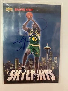 TARJETA AUTOMÁTICA FIRMADA SHAWN KEMP SEATTLE SUPERSONICS JSA envío gratuito - Imagen 1 de 2