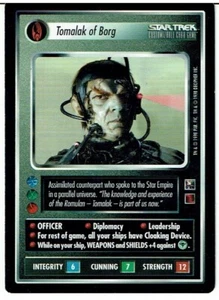 STAR TREK CCG VERBESSERTE SELTENE KARTE ERSTER KONTAKT TOMALAK VON BORG LP - Bild 1 von 1