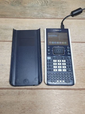 Texas Instruments TI-Nspire CX  Graphing Calculator w/Cover & Cable Tested  - Image 1 of 4