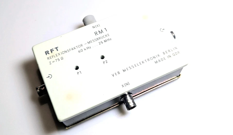 RFT RM1 Reflexionsfaktor-Messbrücke RM 1 VEB Messelektronik Berlin DDR GDR - Bild 1 von 4