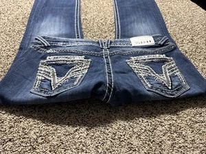 VIGOSS DUBLIN BOOT CUT DONNA JEANS FIRMATI TAGLIA 11/12 - Foto 1 di 4