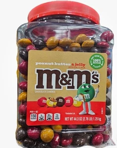 M&M’s Peanut Butter & Jelly Chocolate Candies, Artificially Flavored 44.3 Ounce - Picture 1 of 4
